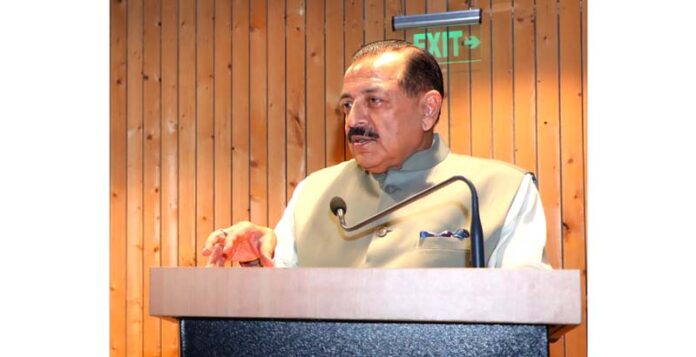 Union Minister Dr Jitendra Singh holding interaction with students at 