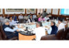 Chief Secretary chairing a meeting at Jammu on Thursday.