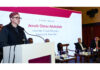 Chief Minister addressing Axis Bank Senior Management Confluence at Srinagar on Tuesday.