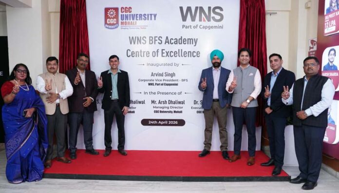 Sardar Rashpal Singh Dhaliwal, Founder Chancellor of CGC University along with others during a function on Monday.