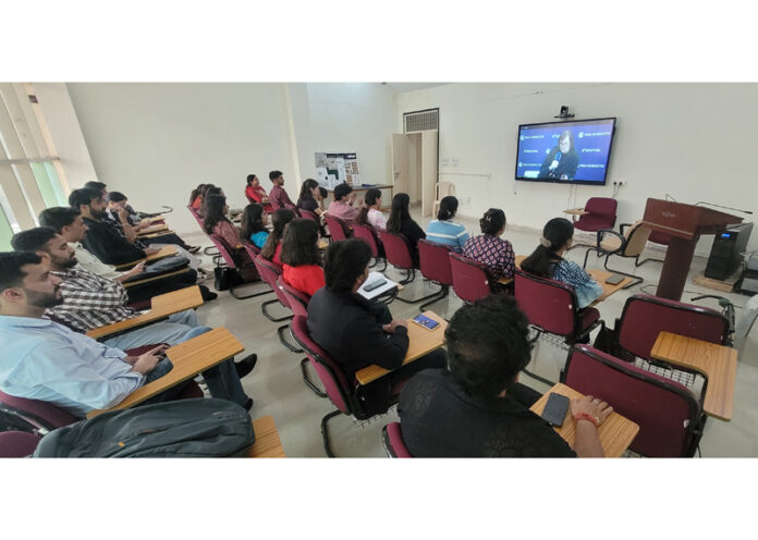 Students attending workshop on ‘AI for Audio-Visual Content’ at JU.