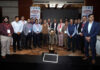National and regional faculty posing together during valedictory function of JTS Meet at Jammu.