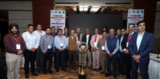 National and regional faculty posing together during valedictory function of JTS Meet at Jammu.