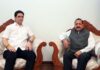 MLA Doda Shakti Raj Parihar during a meeting with Union Minister, Dr Jitendra Singh at New Delhi
