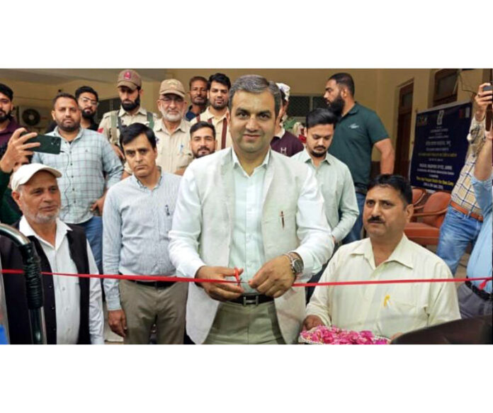 DC Ramban inaugurating Mobile Passport Van Service Camp on Tuesday.