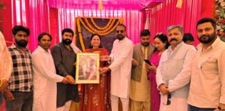 Members of Yuva Rajput Sabha attending the programme in honour of Mian Dido.