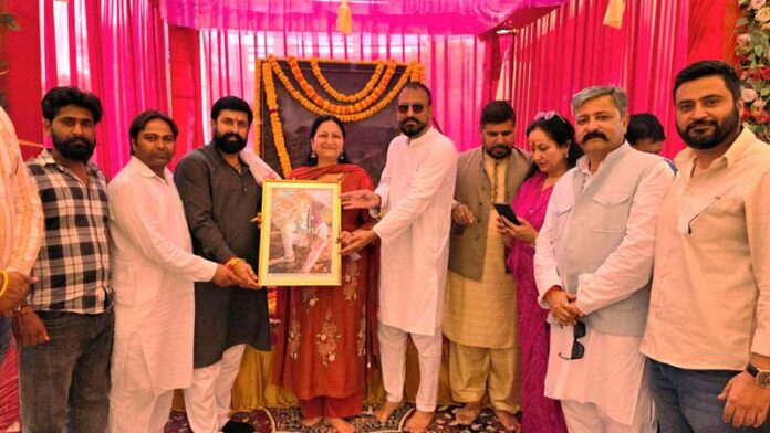 Members of Yuva Rajput Sabha attending the programme in honour of Mian Dido.