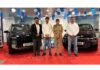 Dignitary posing along with Fairdeal Auto Hyundai management during a programme.