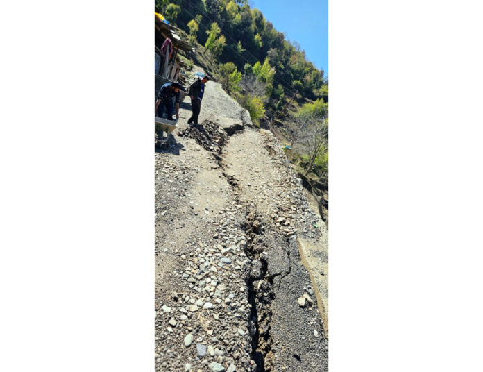 Damaged protection wall. Damaged protection wall.