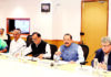 Union Minister Dr Jitendra Singh, flanked by Vice Chairman NITI Aayog Suman Berry, speaking after releasing two NITI Aayog reports at New Delhi on Thursday.