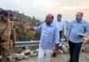 DyCM during visit to Ramnagar accident site on Thursday.