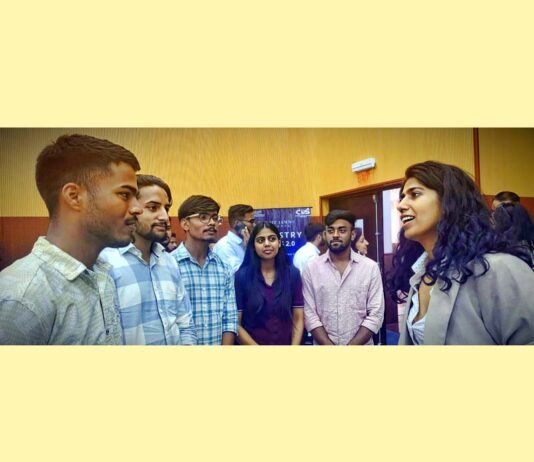 SCSE students of SMVDU during an event at IIT Jammu.