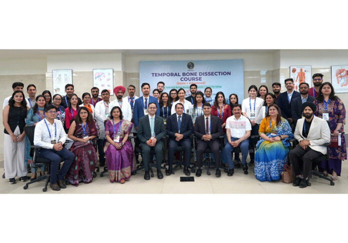 Participants of Temporal Bone Dissection Conference at AIIMS Jammu.