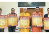 Lieutenant Governor Manoj Sinha releasing the 8th Edition of Kailakh Sandesh Panchang Calendar on Thursday.