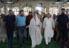 Waqf Board Chairperson, Dr Darakhshan Andrabi during visit to mosque at Talab Tillo Khatikan in Jammu.