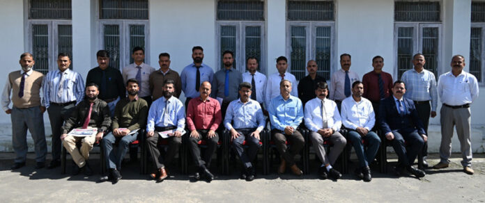 Trainees with officials of SKPA at valedictory function of orientation course.