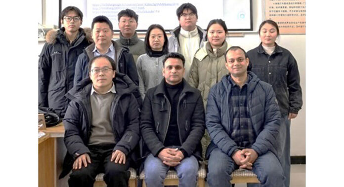 Dr Sikander Pal Choudhary along with other dignitaries at Henan University of Science and Technology (HUST) in China.