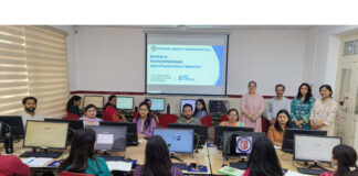 Participants engaging in Teaching Methodologies workshop at MIER College of Education, Jammu.