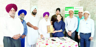 Dignitaries during a heart check-up camp at Jammu on Sunday.