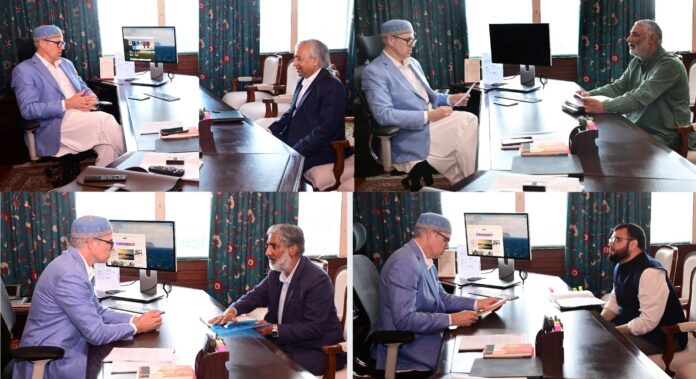 CM Omar Abdullah meets legislators, Vice Chancellors and other delegations at Civil Secretariat-25