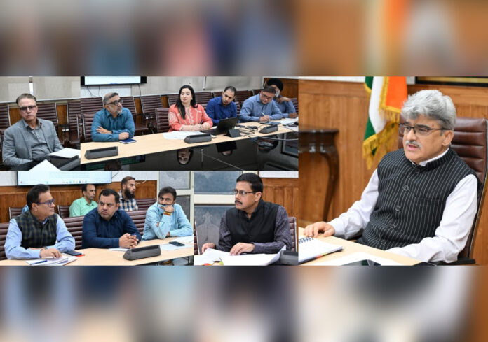 CS led SEC clears UNDP collaboration, Advanced disaster response measures for J&K-25