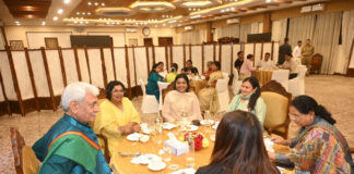 NCW Chairperson, State Women Commission Heads Meet LG Manoj Sinha At Raj Bhavan