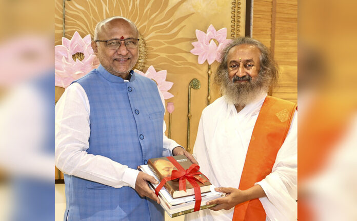 VP Radhakrishnan at Art of Living Foundation