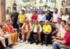 Senior BJP leaders posing for a photograph during their visit to Rajiv Gandhi Sports Museum established by Prof. Ashutosh Sharma at Karan Nagar, Jammu.