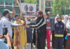 DG YSS Anuradha Gupta during inauguration of sports event at Srinagar.