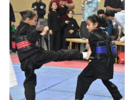 Athletes in action during an inaugural event at Srinagar.