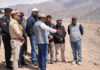 Ladakh Lieutenant Governor Vinai Kumar Saxena launching ecological restoration drive in Spituk Village. (UNI)