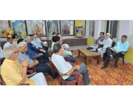 Sanatan Dharam Sabha working committee meeting at Jammu on Sunday.