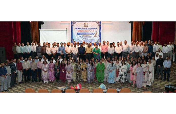 DG Prosecution Deepak Kumar posing with prosecutors and officers for a group photograph at Police Auditorium in Jammu on Sunday. DG Prosecution Deepak Kumar posing with prosecutors and officers for a group photograph at Police Auditorium in Jammu on Sunday.