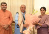 Union MoS during meeting with LG on Monday.