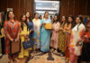 Senior BJP leader, Dr Hina Shafi Bhat inaugurating FICCI FLO JKL’s exhibition in Srinagar.