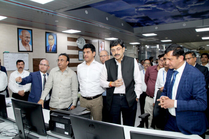 Pankaj Agarwal, Secretary (Power), GoI, during his visit to SJVN's Hydro Projects in Himachal Pradesh.