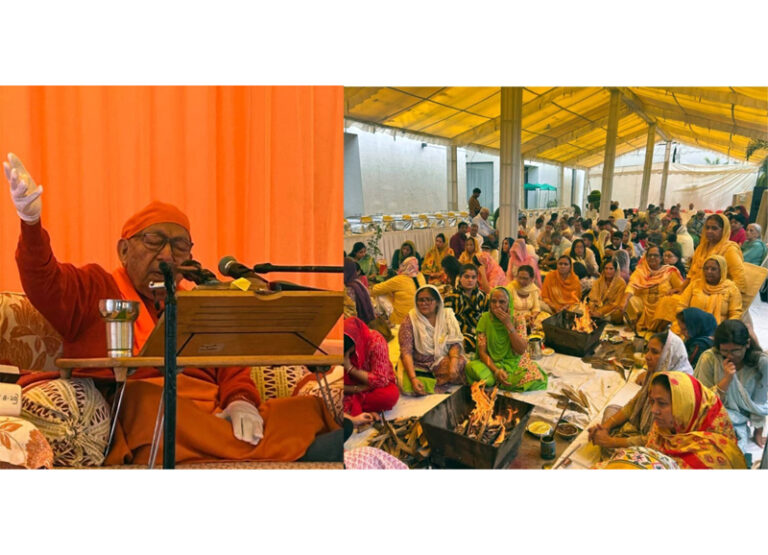 Swami Ram Swarup explains Vedic knowledge, creation of universe - Daily ...
