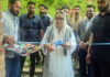 J&K Waqf Board Chairperson, Dr Darakhshan Andrabi inaugurating beautification project at Sarbal Shrine.
