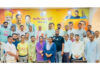 BJP MLA, Jammu East, Yudhvir Sethi during a meeting at Ambphalla on Wednesday.