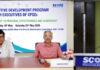 Atul Sobti, Director General, SCOPE and other dignitaries addressing during a programme on Saturday.