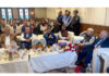 NC president Dr Farooq Abdullah alongwith other political leaders during the launch of a book by renowned neurologist Dr Sushil Razdan, in Srinagar on Saturday. — Excelsior/Shakeel