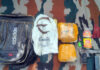 Pistol and other items recovered in Balakote.