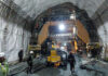 Ongoing construction work at the 13.15 km-long Zojila tunnel, nearing key breakthrough. — Excelsior/Firdous