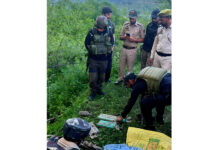 A hideout busted in Chandoosa, Baramulla.