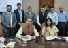 14C and RBIH officials during signing of MoU in New Delhi on Tuesday.