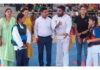 Officials and players of Indoor Stadium, Jammu.