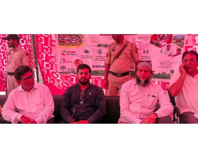 DC Rajouri chairing Public Outreach camp at Siot on Wednesday. DC Rajouri chairing Public Outreach camp at Siot on Wednesday.