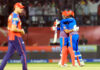 DC players celebrating after defeating PBKS in IPL match at Dharamshala.