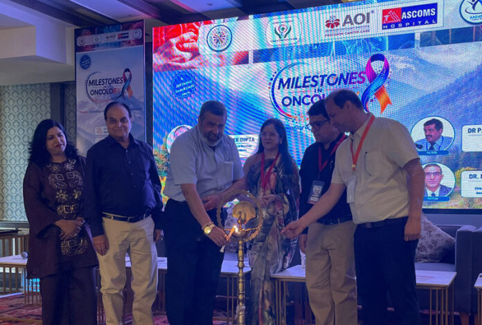 Director Principal ASCOMS Jammu, Dr Pavan Malhotra, inaugurating an Oncology conference at Jammu. Director Principal ASCOMS Jammu, Dr Pavan Malhotra, inaugurating an Oncology conference at Jammu.