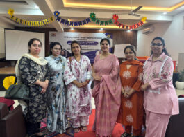 DPS faculty posing along with participating members during a capacity building programme.
